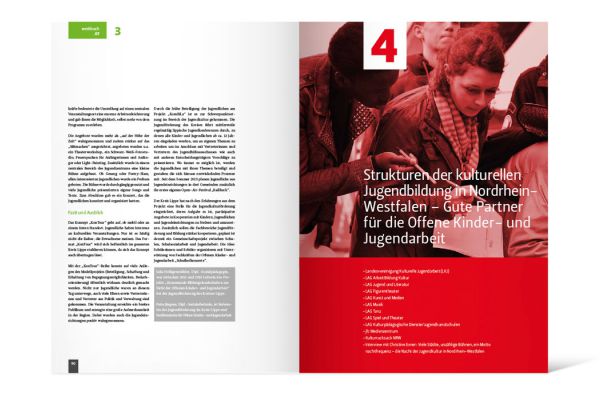 Arbeitsstelle kulturelle Bildung NRW | Werkbuch Doppelseite