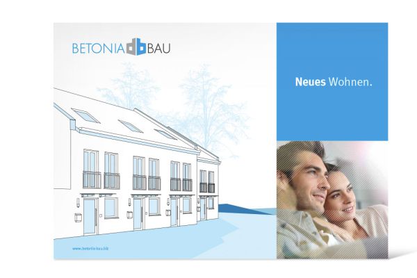 Betonia Bau | Imagebroschüre Titel