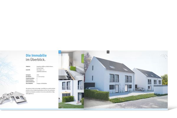 Betonia Bau | Exposè Doppelseite Betonia Bau | Exposè Doppelseite