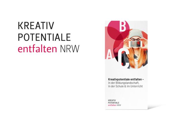 Kreativpotentiale entfalten NRW | Logo und Flyer Titel Kreativpotentiale entfalten NRW | Logo und Flyer Titel
