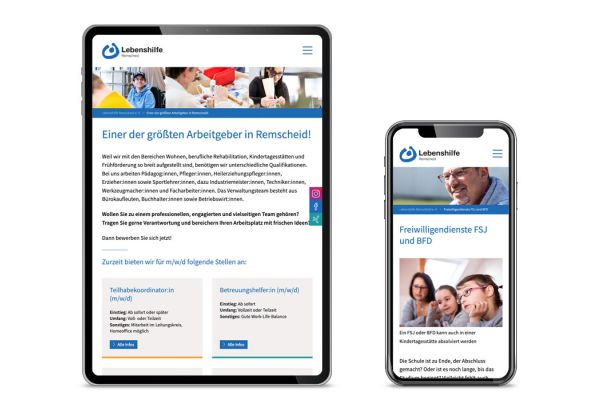 Lebenshilfe Remscheid | Webseite