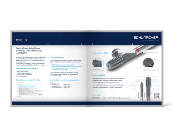 Schumacher Precision Tools | Prospekt Doppelseite