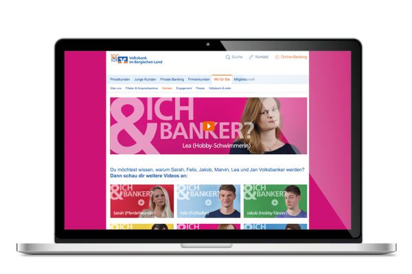 Volksbank Azubi-Kampage | Landingpage Volksbank Azubi-Kampage | Landingpage