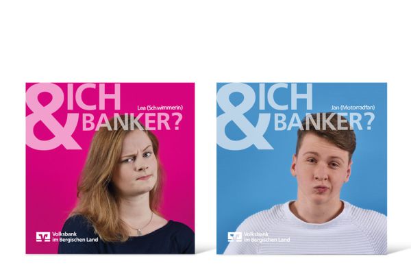 Volksbank Azubi-Kampage | Flyer Titel Volksbank Azubi-Kampage | Flyer Titel