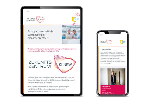 Zukunftszentrum KI NRW | Webseite Zukunftszentrum KI NRW | Webseite