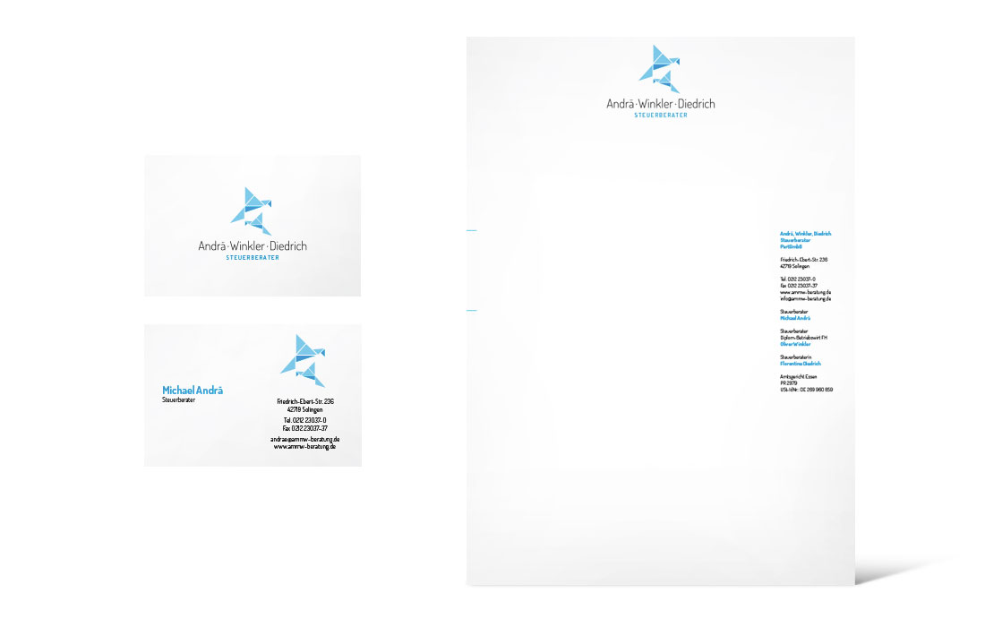 Bild der AMMW-Geschäftsausstattung