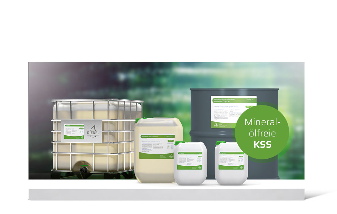 3D-Visualisierung von verschiedenen Produktverpackungen der „Green Line“