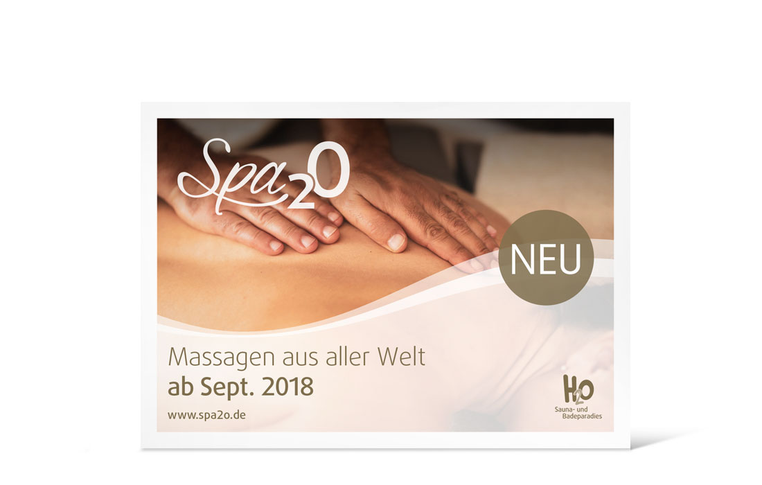 Anzeige für das Spa2O