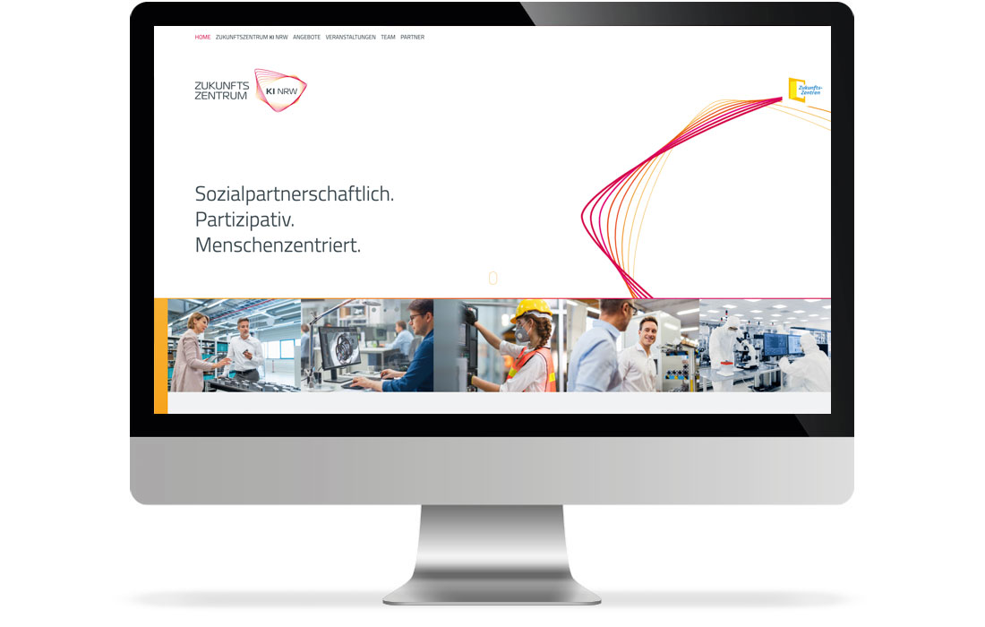 Die MEDITEC Webseite in der Desktop-Ansicht